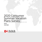 2020 Consumer Summer Vacation Plans Survey